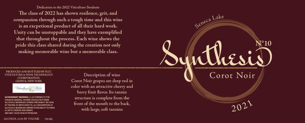 Synthesis No. 10 label