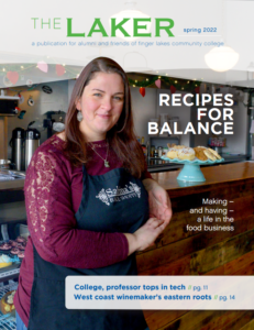 Magazine cover featuring bakery owner Sabrina MIller